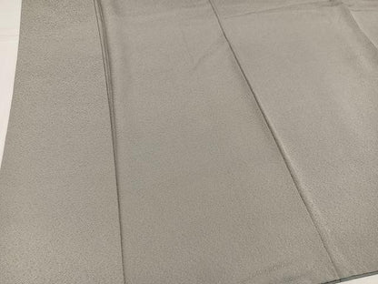 平和屋着物●上質な色無地　利休白茶色　正絹　逸品　AABK8140ph