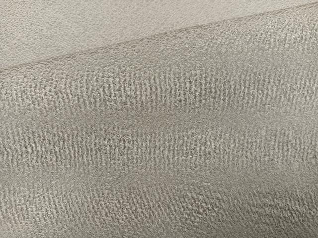 平和屋着物●上質な色無地　利休白茶色　正絹　逸品　AABK8140ph
