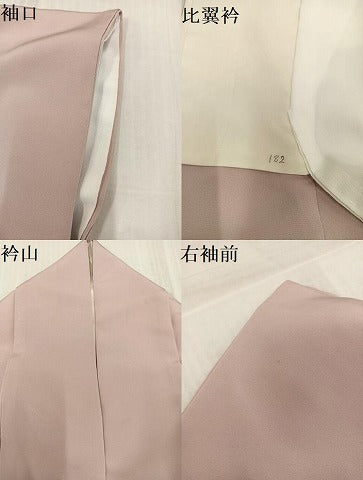 平和屋着物●豪華色留袖　寿光織　風景文　銀糸　正絹　逸品　AABK8142ph
