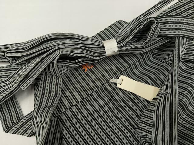平和屋着物●男性　馬乗り袴　縞　正絹　逸品　未使用　AABK8151ph