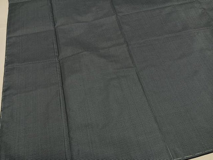 平和屋着物●男性　大島紬　アンサンブル　格子　反端付き　正絹　逸品　未使用　AABK8152ph