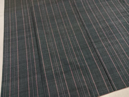 平和屋着物●上質な紬　間道　正絹　逸品　AABK8155ph