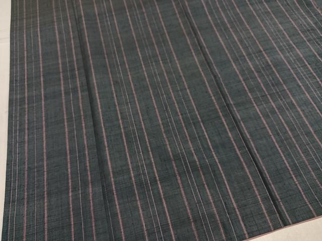 平和屋着物●上質な紬　間道　正絹　逸品　AABK8155ph