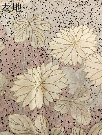 平和屋着物●訪問着　草花文　金彩　ますいわ屋扱い　正絹　逸品　AABK8158ph