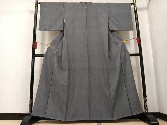 平和屋着物●江戸小紋　鮫小紋柄　正絹　逸品　AABK8162ph