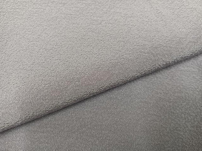 平和屋着物●上質な色無地　銀鼠色　ロング丈　正絹　逸品　AABK8168ph