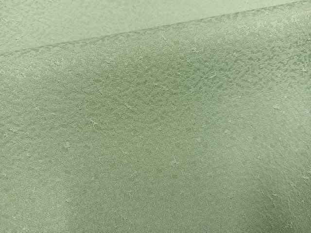 平和屋着物●上質な色無地　薄萌葱色　正絹　逸品　未使用　AABK8175ph
