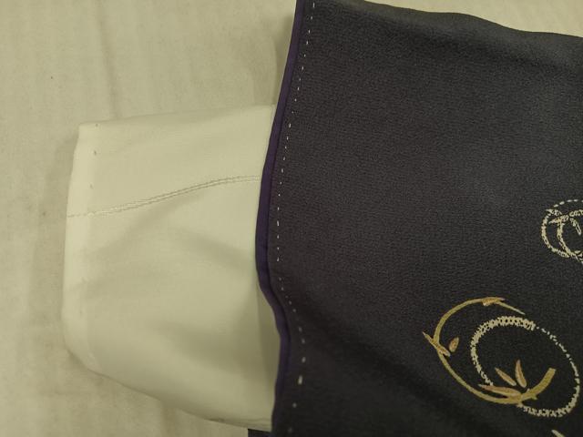 平和屋着物●上質な小紋　兎笹文　正絹　逸品　AABK8182ph