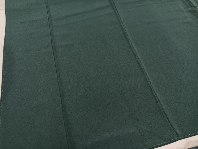 平和屋着物●上質な色無地　草色　正絹　逸品　AABK8185ph