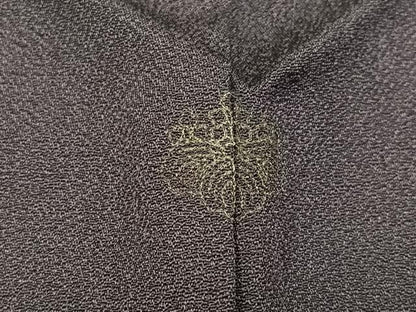 平和屋着物●訪問着　駒刺繍　風景枝花文　暈し染め　金彩　正絹　逸品　AABK8190ph