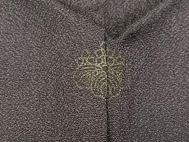 平和屋着物●訪問着　駒刺繍　風景枝花文　暈し染め　金彩　正絹　逸品　AABK8190ph