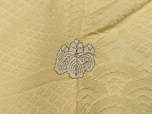 平和屋着物●上質な色無地　青海波地紋　砥粉色　正絹　逸品　AABK8193ph