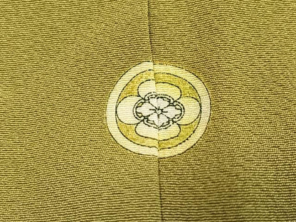 平和屋着物●本草木染作家　瑞鳳　色無地　木蘭色　鈴乃屋扱い　正絹　逸品　AABK8199ph
