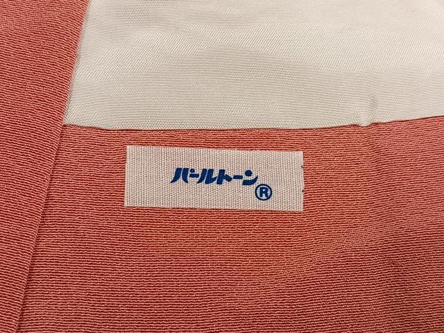 平和屋着物●上質な色無地　曙色　正絹　逸品　AABK8211ph