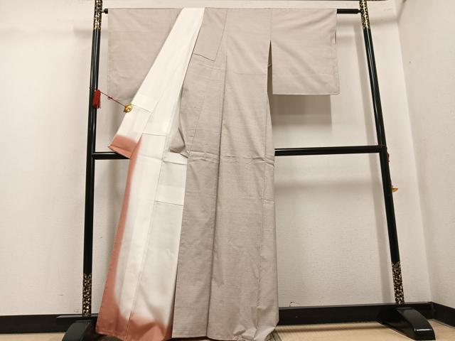 平和屋着物●本場大島紬　アンサンブル　100亀甲　総詰め　正絹　逸品　AABK8212ph