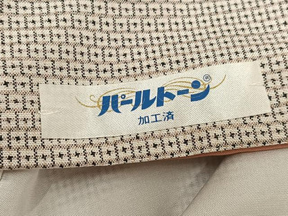 平和屋着物●本場大島紬　アンサンブル　100亀甲　総詰め　正絹　逸品　AABK8212ph
