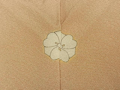 平和屋着物●豪華色留袖　雪輪扇面花文　金彩　正絹　逸品　AABK8218ph