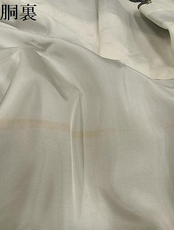 平和屋着物●江戸小紋　流水文　黒地　正絹　逸品　AABK8224ph