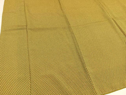 平和屋着物●江戸小紋　捻梅　鬼しぼ縮緬　正絹　逸品　未使用　AABK8253ph