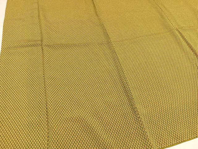 平和屋着物●江戸小紋　捻梅　鬼しぼ縮緬　正絹　逸品　未使用　AABK8253ph
