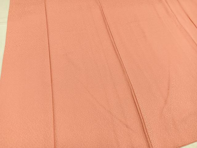 平和屋着物●上質な色無地　宍色　正絹　逸品　AABK8257ph