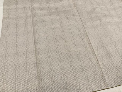 平和屋着物●本場大島紬　麻の葉文様　正絹　逸品　AABK8260ph
