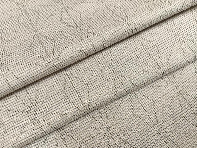 平和屋着物●本場大島紬　麻の葉文様　正絹　逸品　AABK8260ph