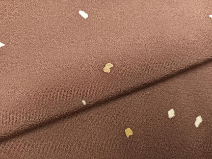 平和屋着物●上質な小紋　霞文　正絹　逸品　未使用　AABK8274ph