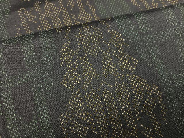 平和屋着物●本場大島紬　舞花文　正絹　逸品　AABK8278ph