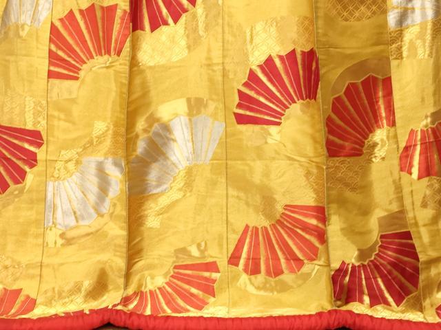 平和屋本店●色打掛 和装 婚礼 結婚式 花嫁 神社挙式 吉祥扇子文 金銀糸 逸品 AABK8312fw