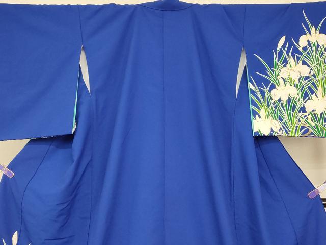 平和屋本店●お引きずり・お引き摺り　訪問着　和装　舞台　舞妓　芸妓　芸者　衣装　流水草花文　金彩　AABK8335fw