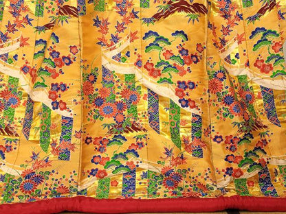 平和屋本店●色打掛　和装　婚礼　結婚式　花嫁　神社挙式　唐織　吉祥松竹梅文　金糸　逸品　AABK8339fw