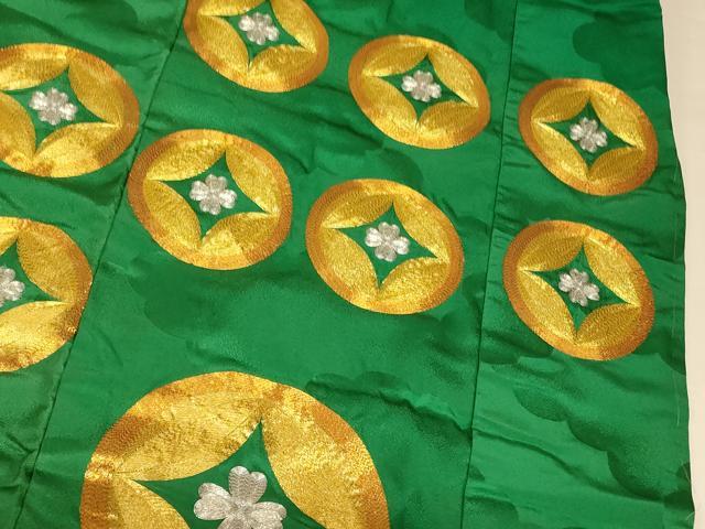 平和屋本店●色打掛　和装　婚礼　結婚式　花嫁　神社挙式　駒刺繍　七宝花文　金銀糸　逸品　AABK8342fw