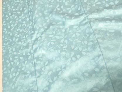 平和屋本店●お引きずり・お引き摺り・引き振袖　和装　結婚式　舞妓　芸妓　芸者　衣装　舞桜文　空色　AABK8383fw