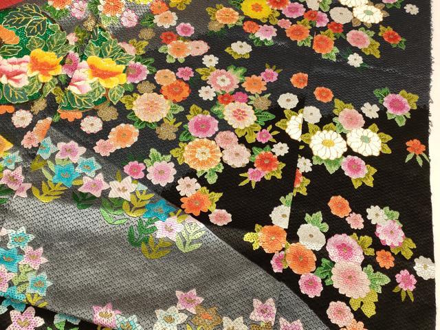 平和屋本店●中国三大刺繍 相良刺繍 手刺繍 絽刺し 区限刺繍 色打掛 仮絵羽 和装 婚礼 結婚式 花嫁 神社挙式 駒刺繍 金銀糸 AABK8394fw