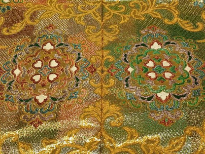 平和屋本店●色打掛　和装　婚礼　結婚式　花嫁　神社挙式　唐織　正倉院花文　金銀糸　逸品　AABK8406fw