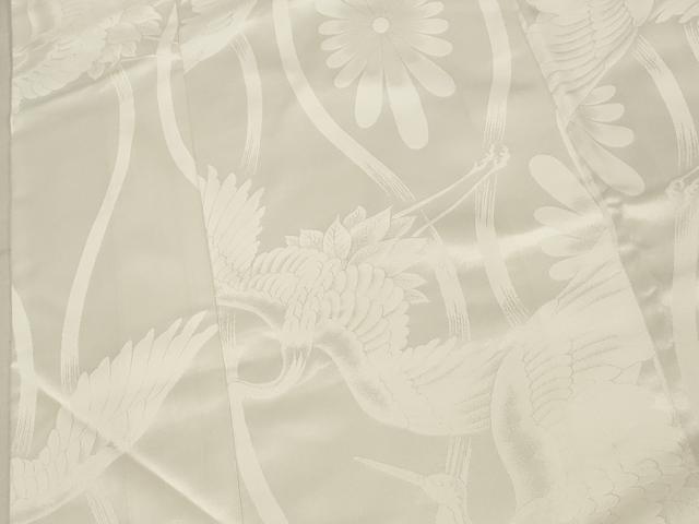 平和屋本店●掛下・長襦袢・袋帯・綿帽子セット　打掛　和装　婚礼　花嫁　結婚式　神社挙式　立涌飛鶴地紋　AABK8417fw