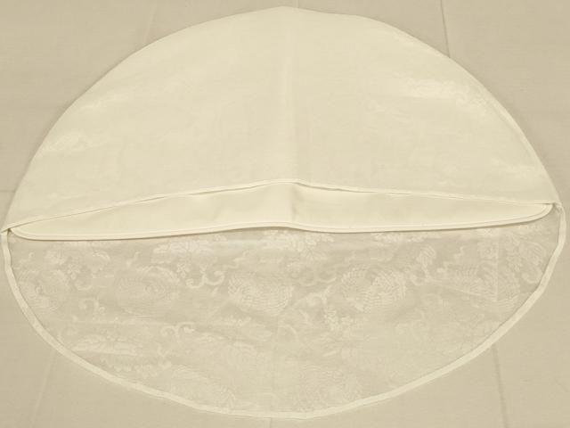 平和屋本店●掛下・長襦袢・袋帯・綿帽子セット　打掛　和装　婚礼　花嫁　結婚式　神社挙式　立涌飛鶴地紋　AABK8417fw