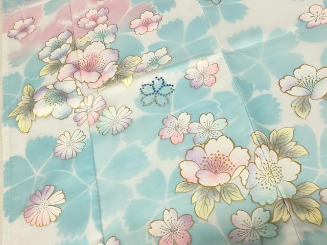 平和屋本店●お引きずり・お引き摺り・引き振袖 和装 結婚式 舞妓 芸妓 芸者 衣装 オーガンジー 舞花文 ラインストーン 金彩 AABK8466fw