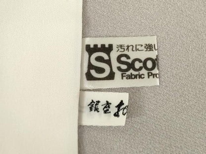 平和屋着物●本加賀友禅作家　浅野冨治男　色留袖　風景文　暈し染め　銀座おゝぎ屋扱い　正絹　逸品　AABK8483ck