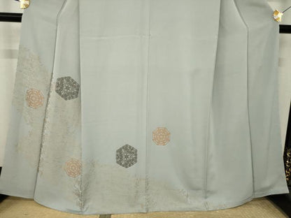 平和屋着物●訪問着　花菱文　鳳凰　健勝苑扱い　正絹　逸品　AABK8489ck