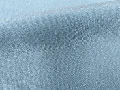 平和屋着物●結城紬　色無地　青藤色　正絹　逸品　AABK8490ck