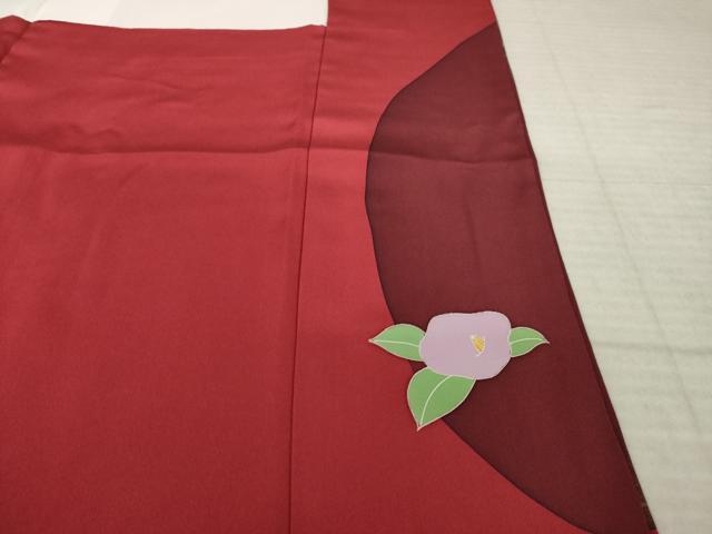 平和屋着物●豪華振袖　椿　金彩　正絹　逸品　AABK8491ck