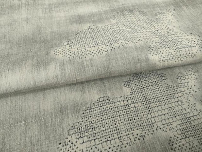 平和屋着物●結城紬　100亀甲　雲重ね文　飛び亀甲柄　正絹　逸品　AABK8492ck