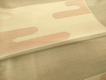 平和屋着物▼本場大島紬　エ霞文　正絹　逸品　AABK8495ck