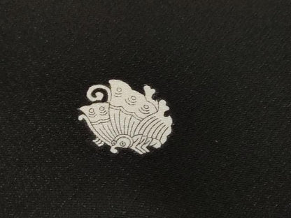 平和屋着物●豪華黒留袖　京洛名勝図絵　寿光織　さが美扱い　正絹　逸品　AABK8498ck