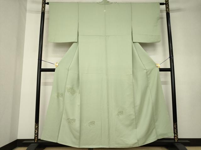 平和屋着物●豪華色留袖　中国三大刺繍　汕頭刺繍　スワトウ刺繍　総刺繍　地紙花文　柳茶色　正絹　逸品　AABK8500ck
