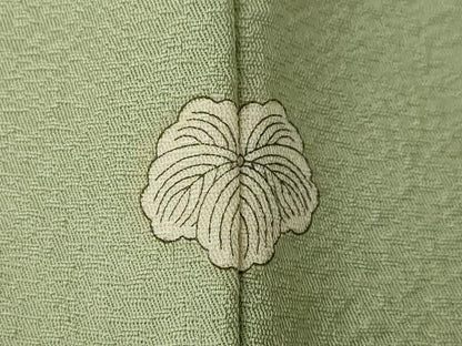 平和屋着物●豪華色留袖　中国三大刺繍　汕頭刺繍　スワトウ刺繍　総刺繍　地紙花文　柳茶色　正絹　逸品　AABK8500ck