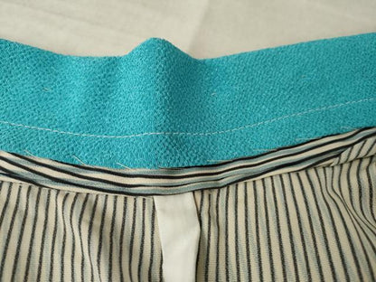 平和屋着物●訪問着　刺繍　流水文　背抜き仕立て　正絹　逸品　AABK8504ck