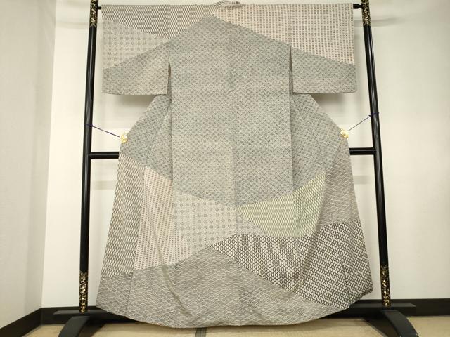 平和屋着物●訪問着　切嵌文　正絹　逸品　AABK8505ck